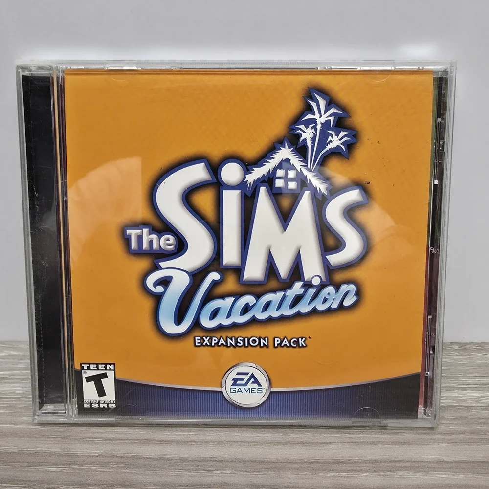 The Sims Vacation Expansion Pack PC‎ CD-Rom 2000 Video Game EA